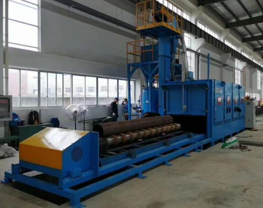 周口喷砂机在管道除锈中的现场施工应用